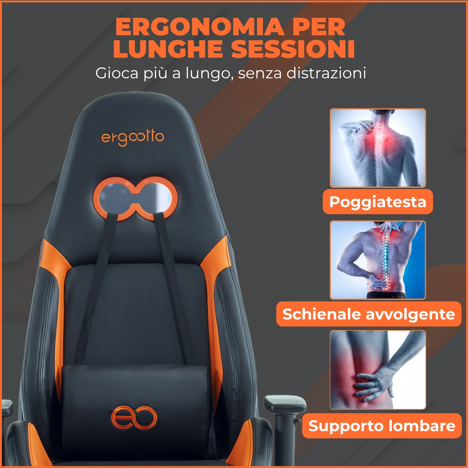 "Gaming Platform" Sedia Gaming Ergonomica - immagine 24