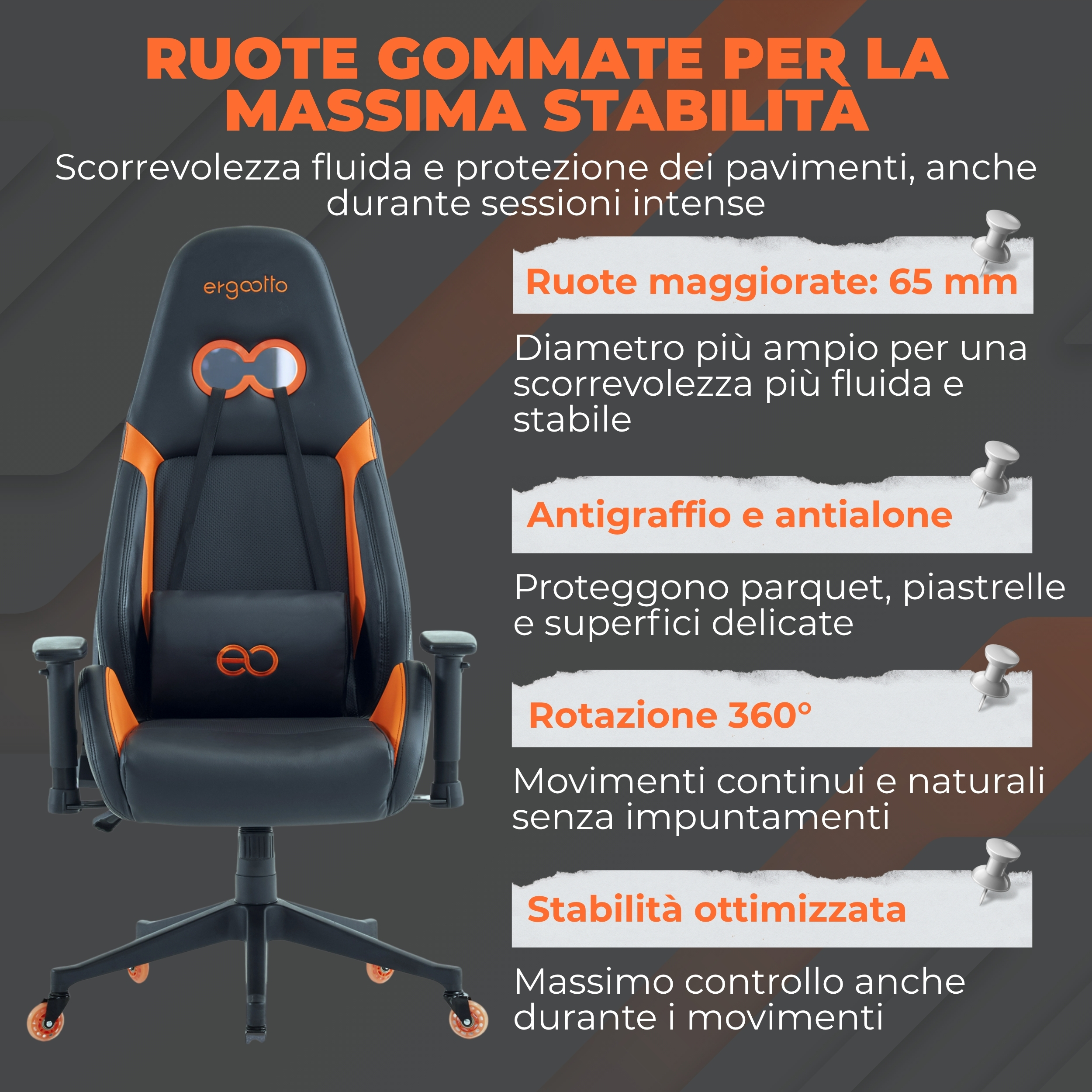 "Gaming Platform" Sedia Gaming Ergonomica - immagine 21