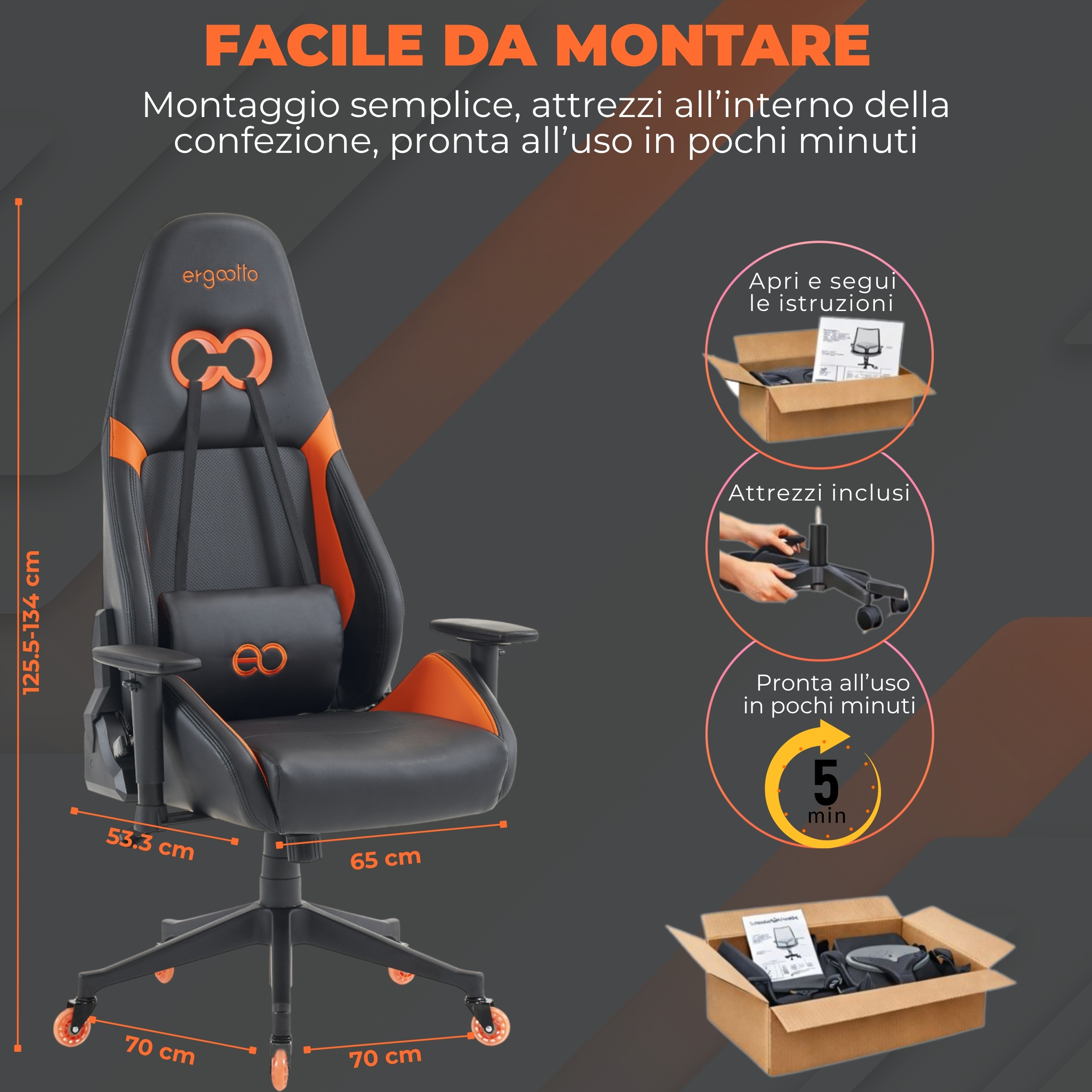 "Gaming Platform" Sedia Gaming Ergonomica - immagine 22