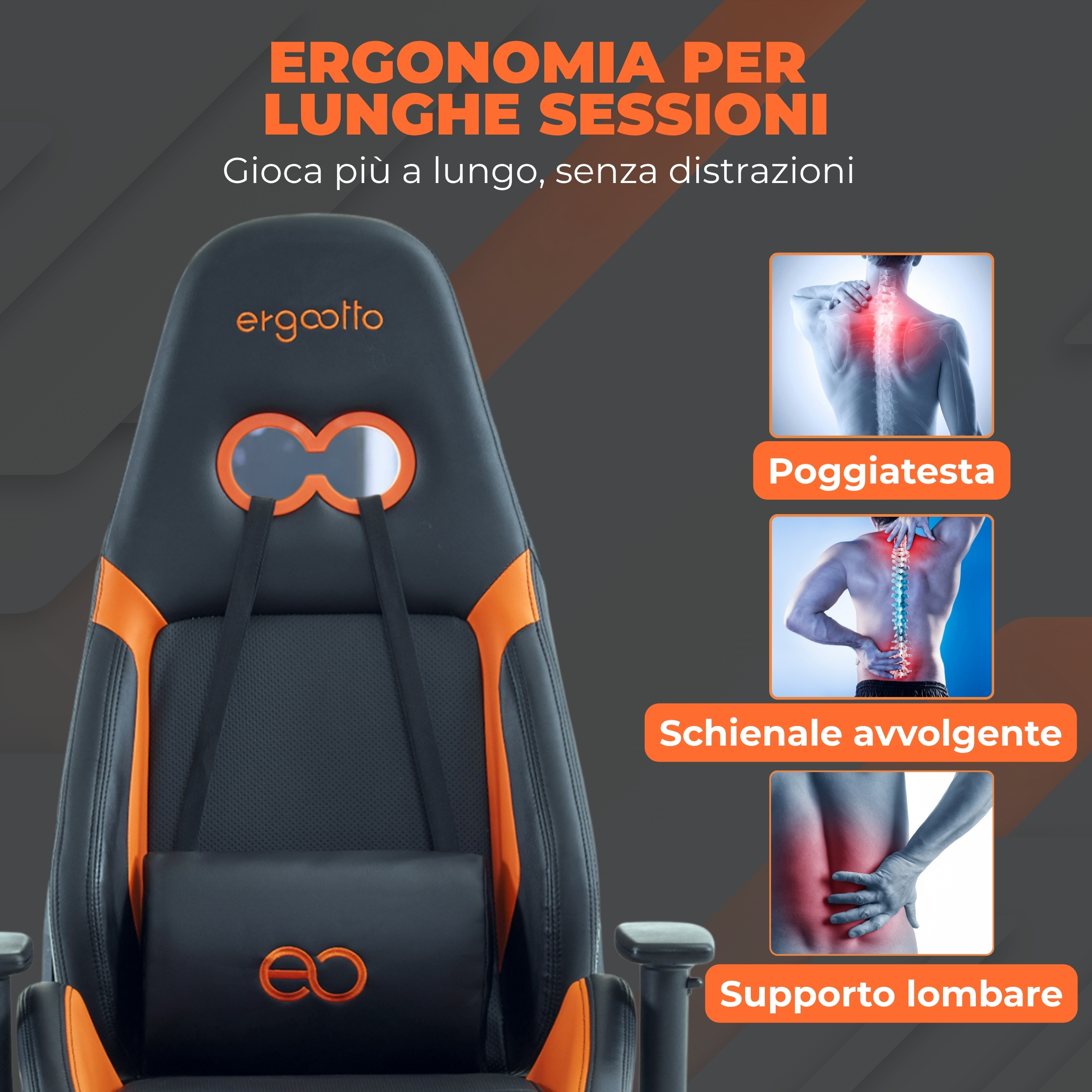"Gaming Platform" Sedia Gaming Ergonomica - immagine 14